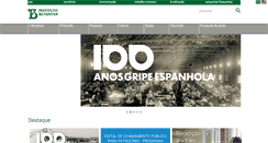 Desktop Screenshot of butantan.gov.br